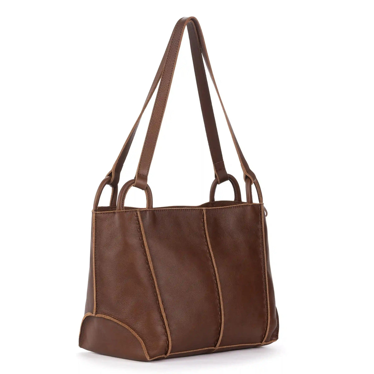 Los Feliz Satchel - Leather - Whiskey
