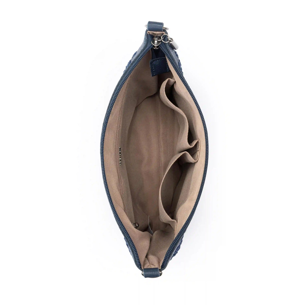 Lumi Crossbody - Hand Crochet - Denim Tonal Straw