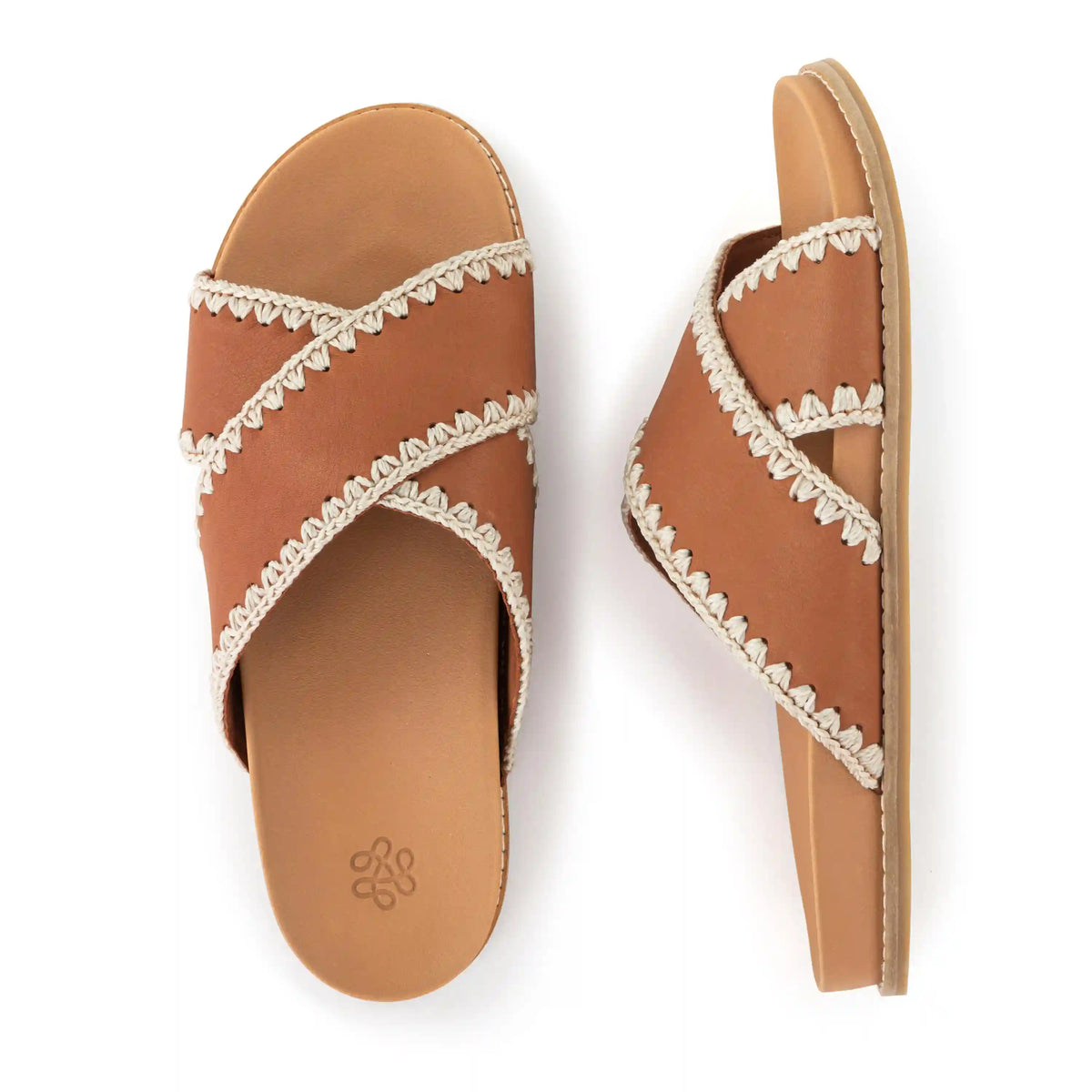 Penelope Sandal - Leather - Tobacco