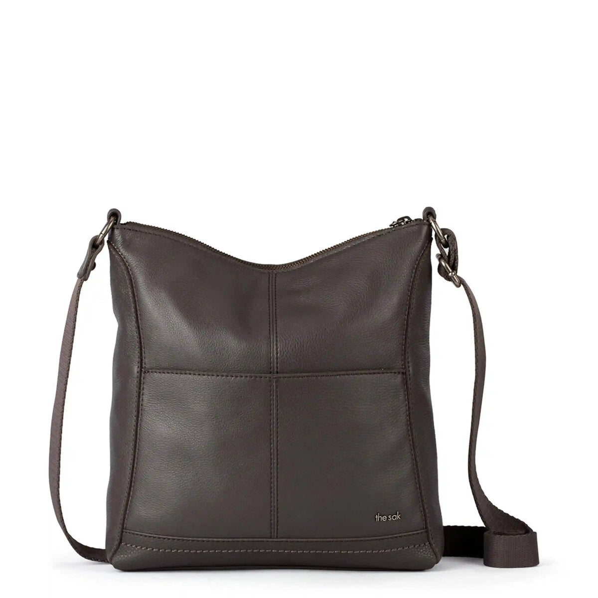 Lucia Crossbody - Leather - Slate