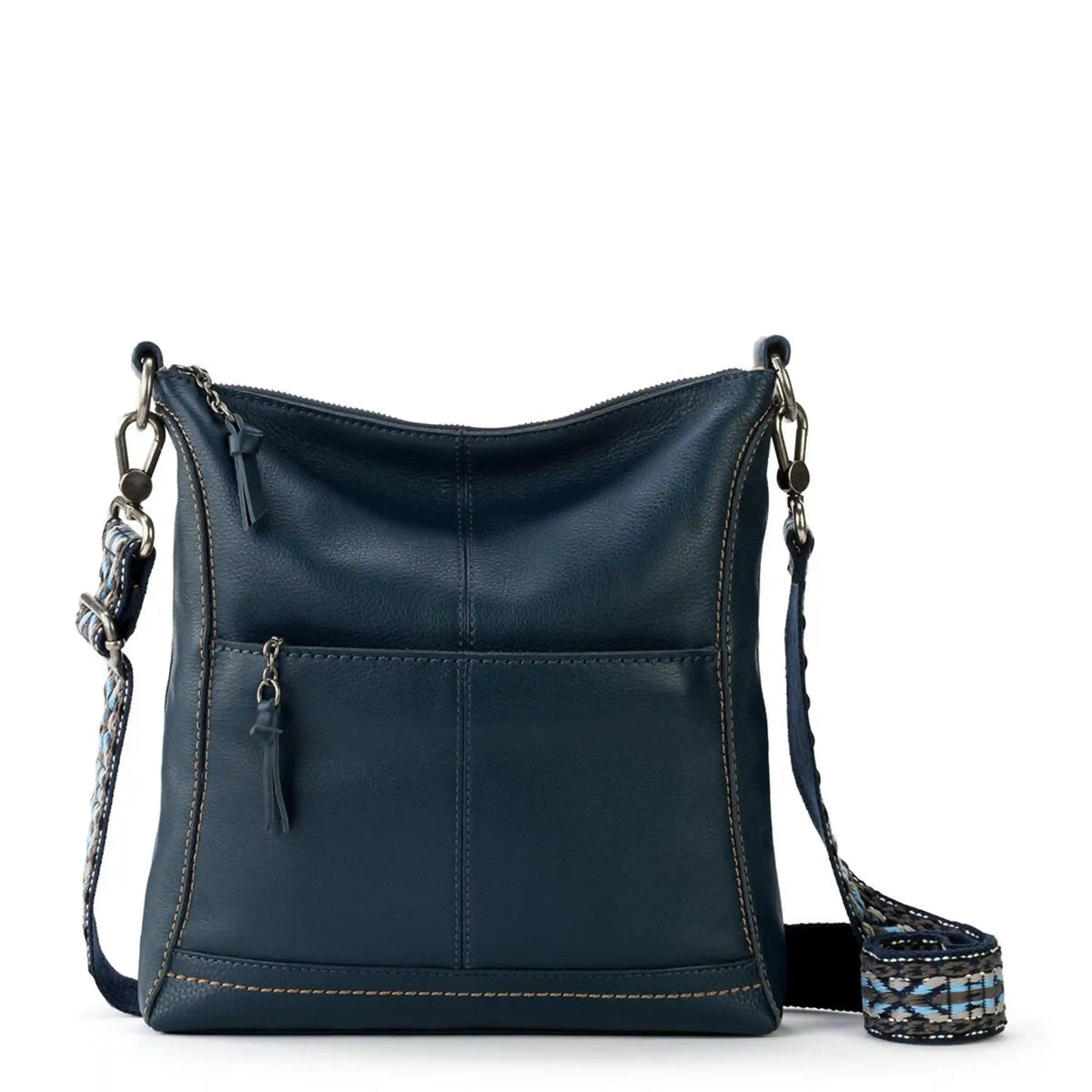 Lucia Crossbody - Leather - Indigo