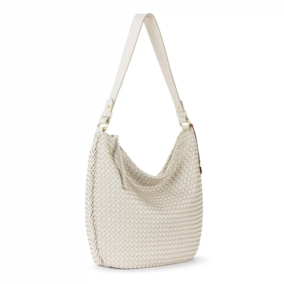 Sequoia Hobo - Leather - Stone Woven