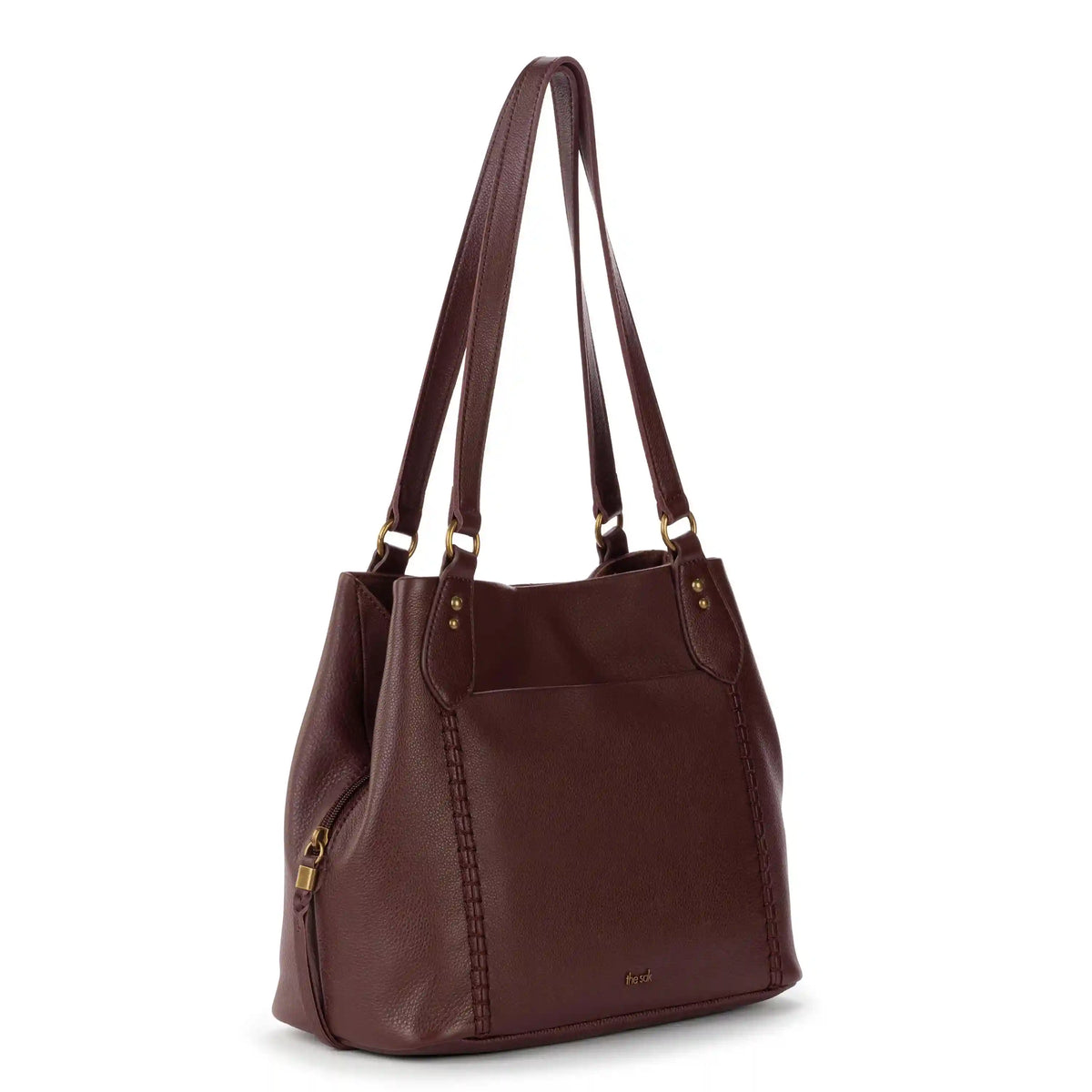 Melrose Satchel - Leather - Mahogany