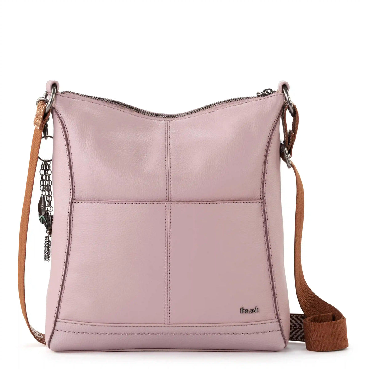 Lucia Crossbody - Leather - Rosewood