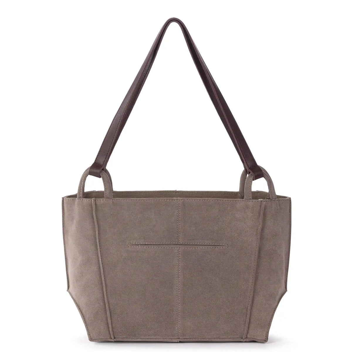 Los Feliz Satchel - Leather - Mushroom Suede