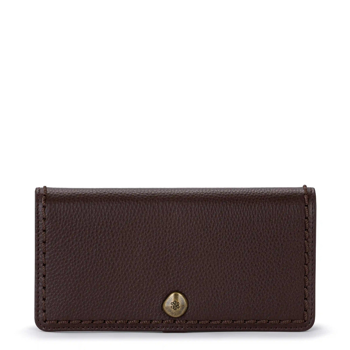 Mira Large Wallet - Leather - Mahogany