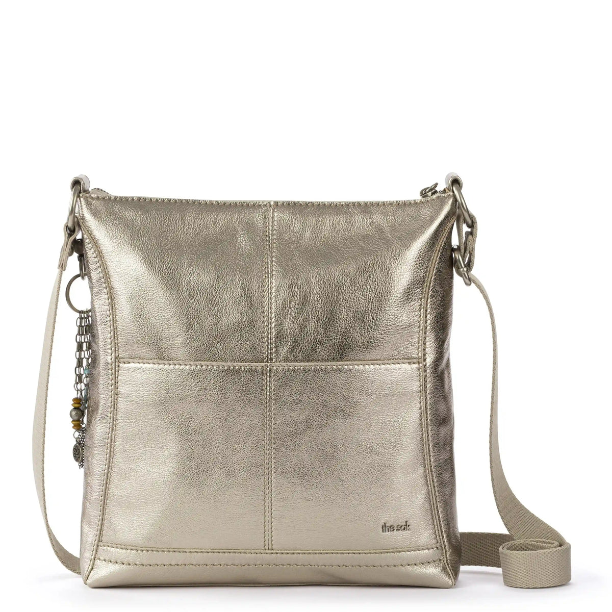 Lucia Crossbody - Leather - Pyrite Stitch