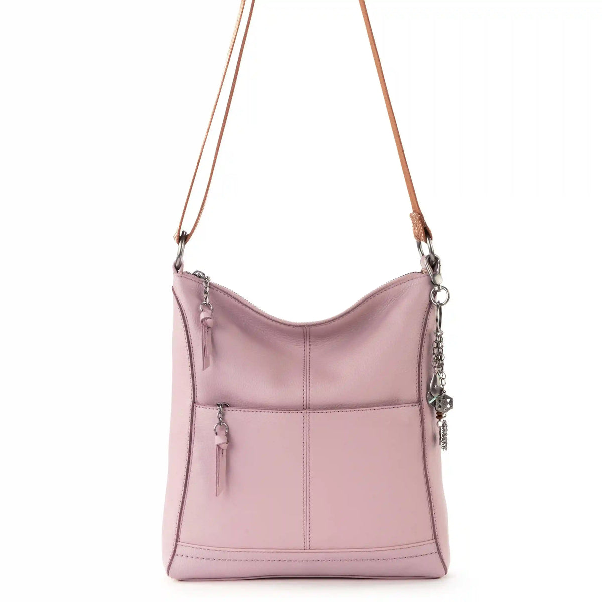 Lucia Crossbody - Leather - Rosewood