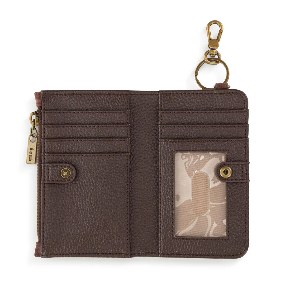 Encino Essential Wallet - Leather - Mahogany Suede