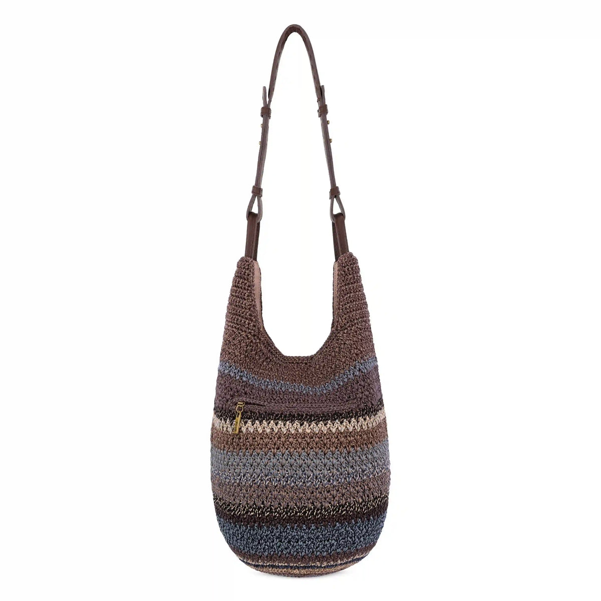 Los Feliz 120 Hobo - Hand Crochet - Aspen Stripe