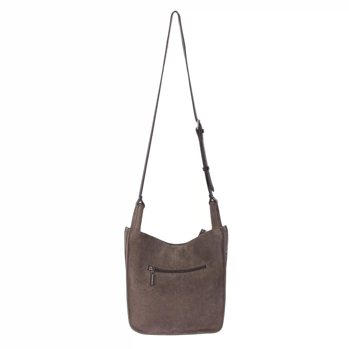 Los Feliz Crossbody - Leather - Mushroom Suede