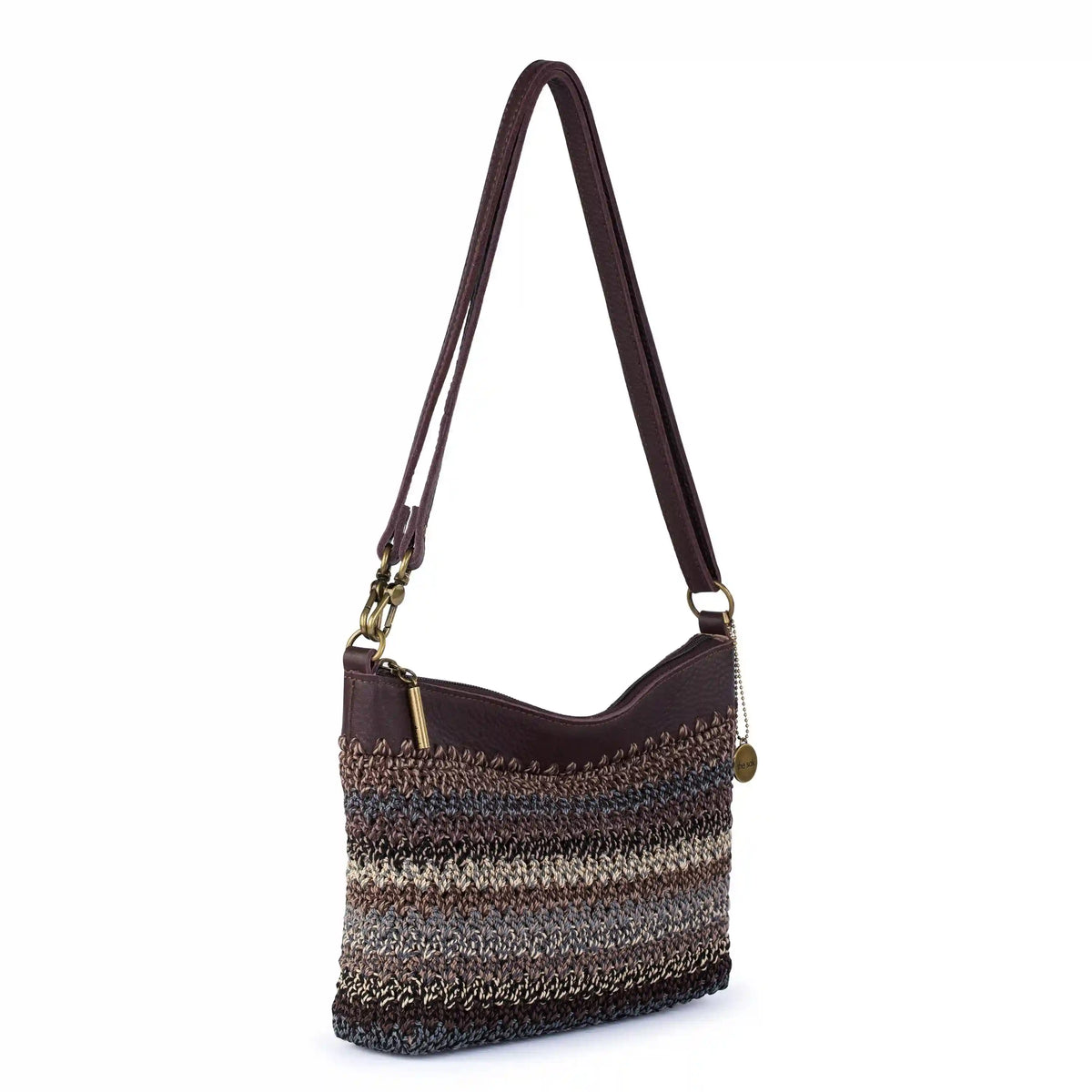 Lumi Crossbody - Hand Crochet - Aspen Stripe