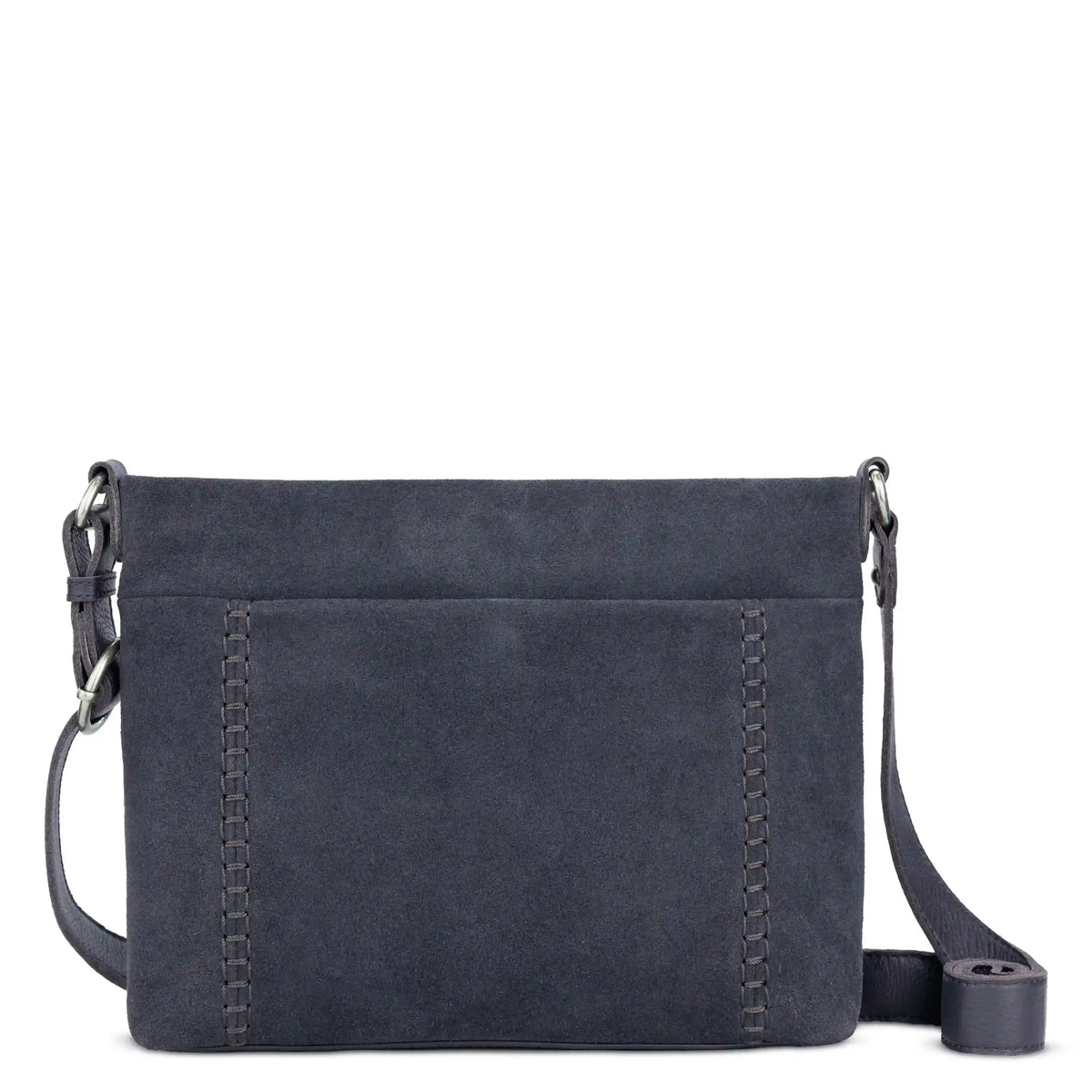 Melrose Crossbody - Leather - Storm Grey Suede