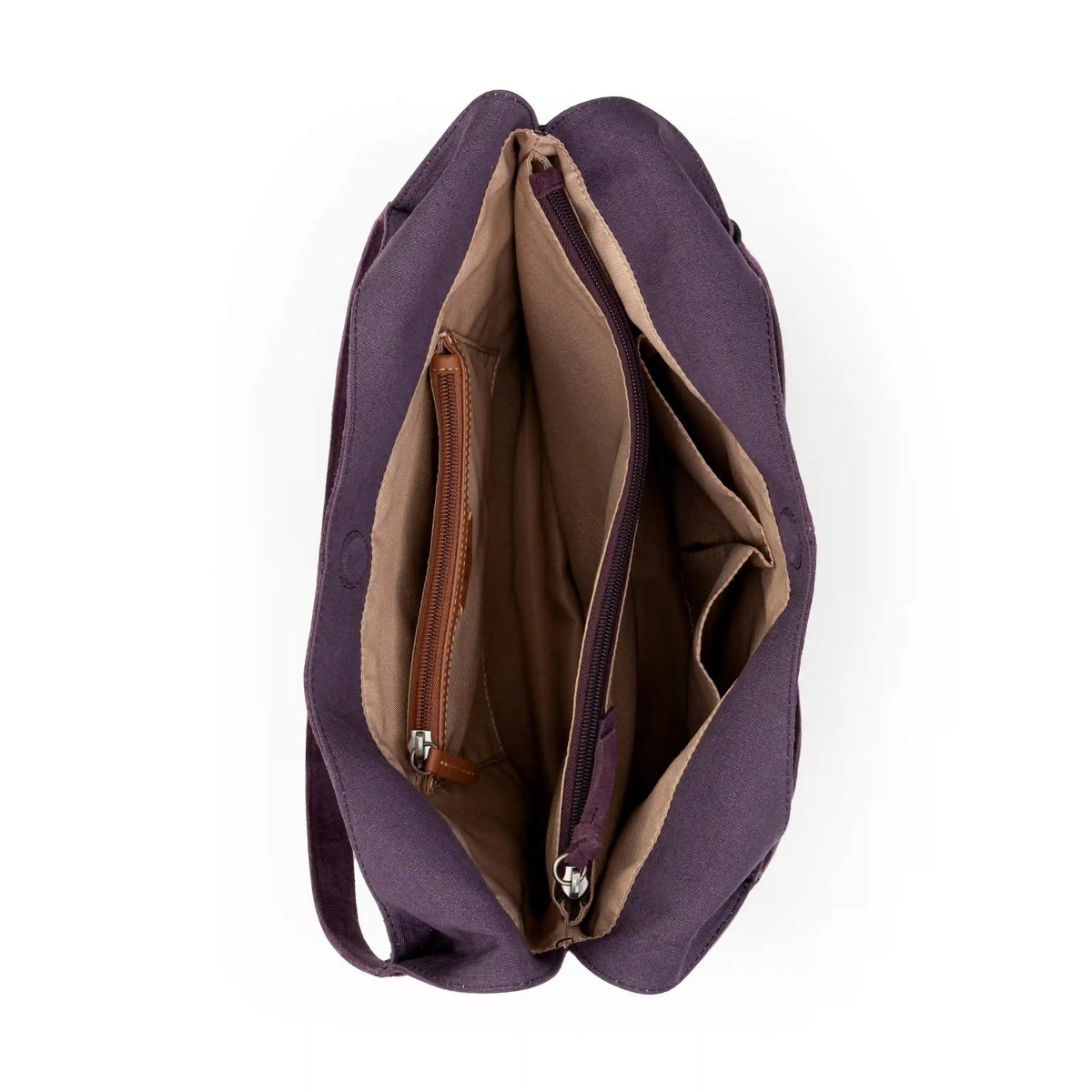 Huntley Hobo - Leather - Aubergine Suede