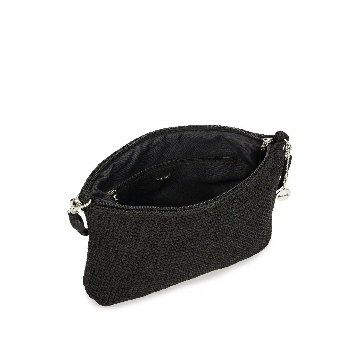 Lumi Crossbody - Hand Crochet - Black