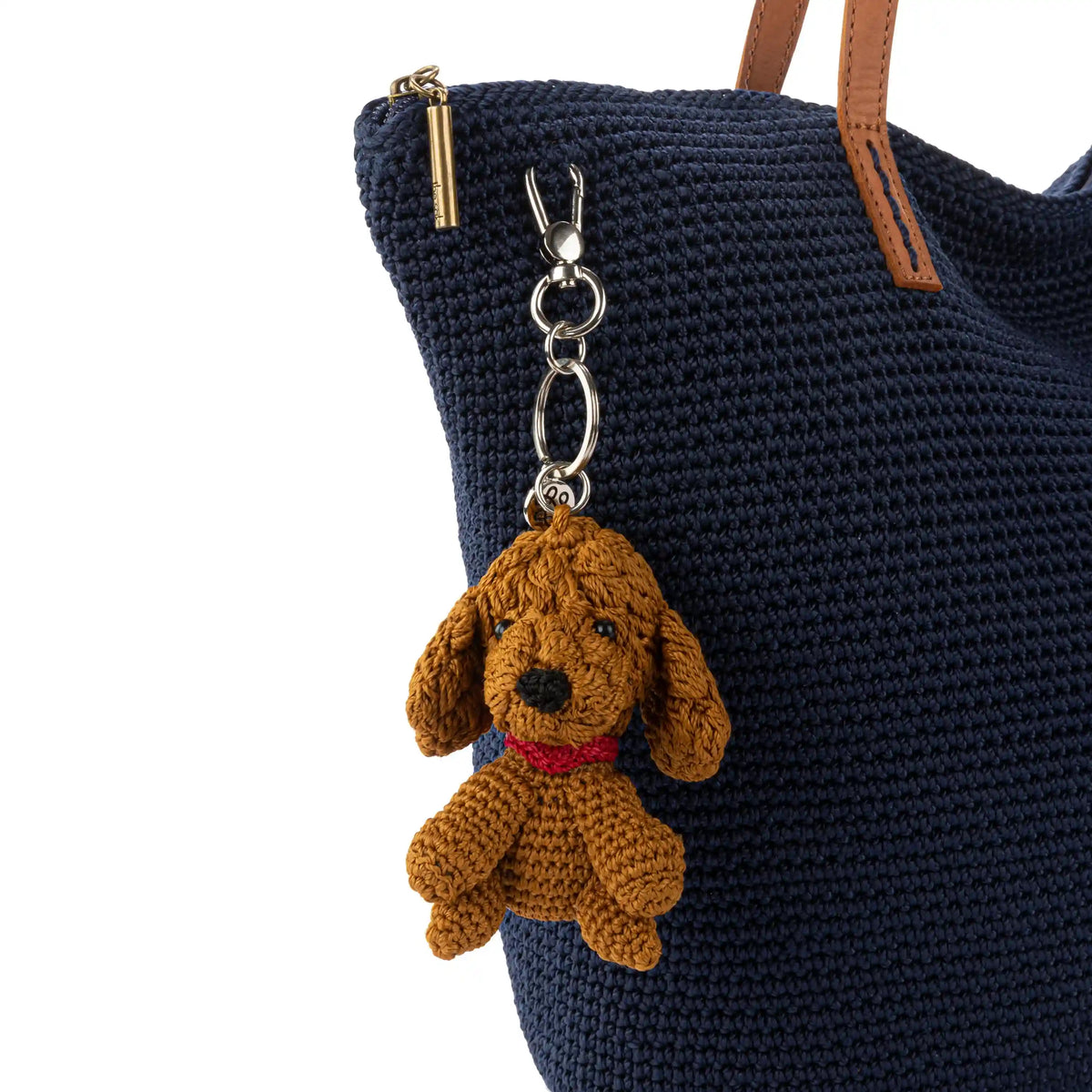 Yarnicharmz Dangle - Hand Crochet - Golden Labradoodle