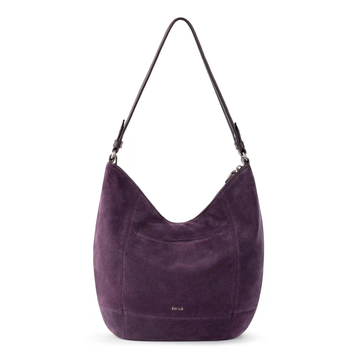 Sequoia Hobo - Leather - Aubergine Suede