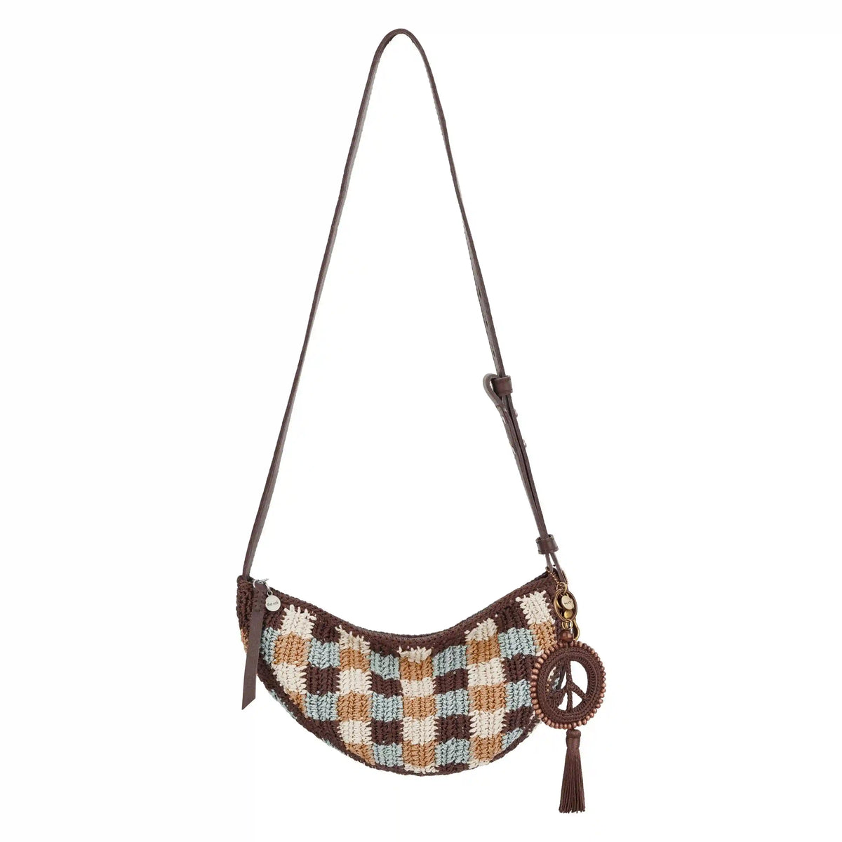 Yarnicharmz Dangle - Hand Crochet - Mahogany Peace