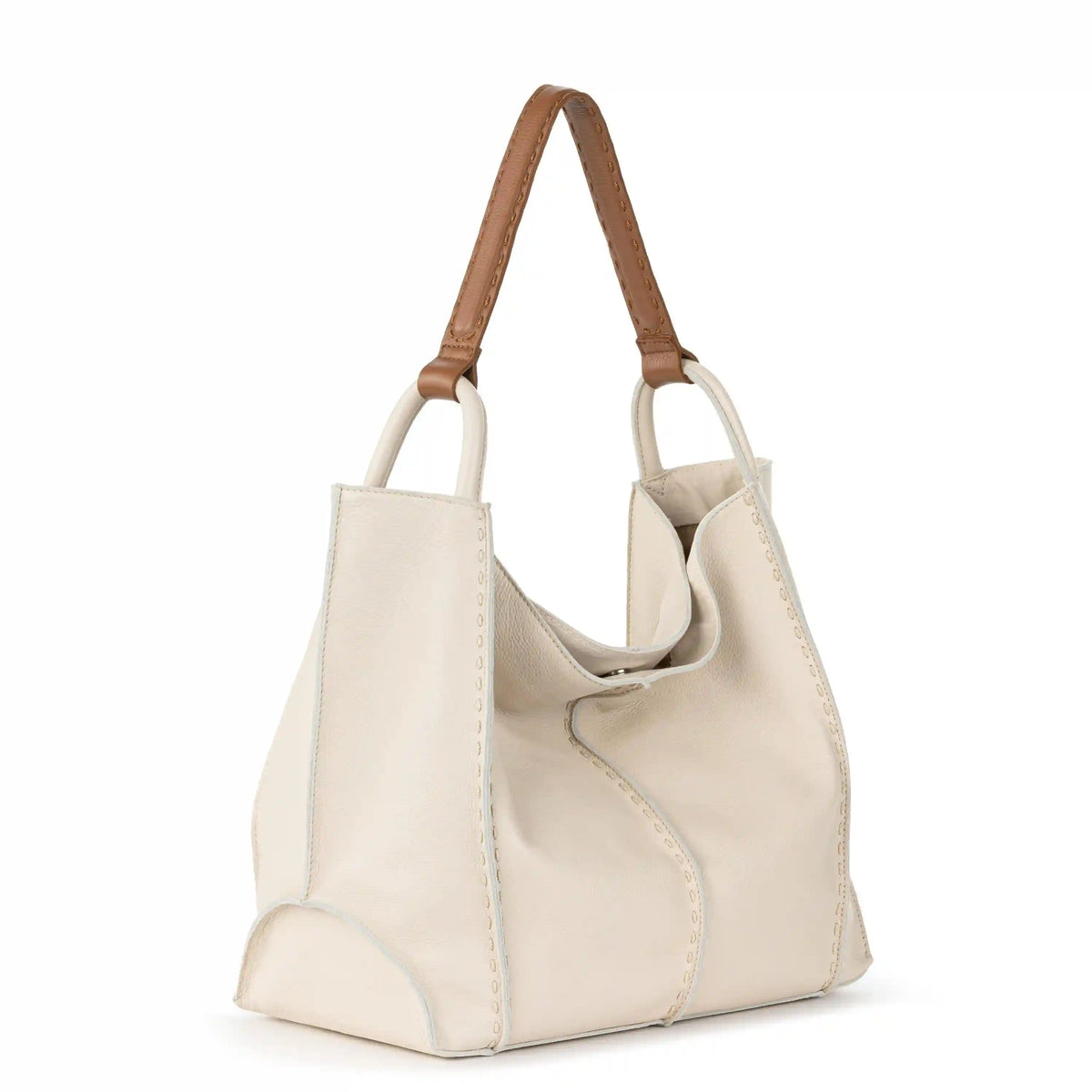 Los Feliz Large Tote - Leather - Stone