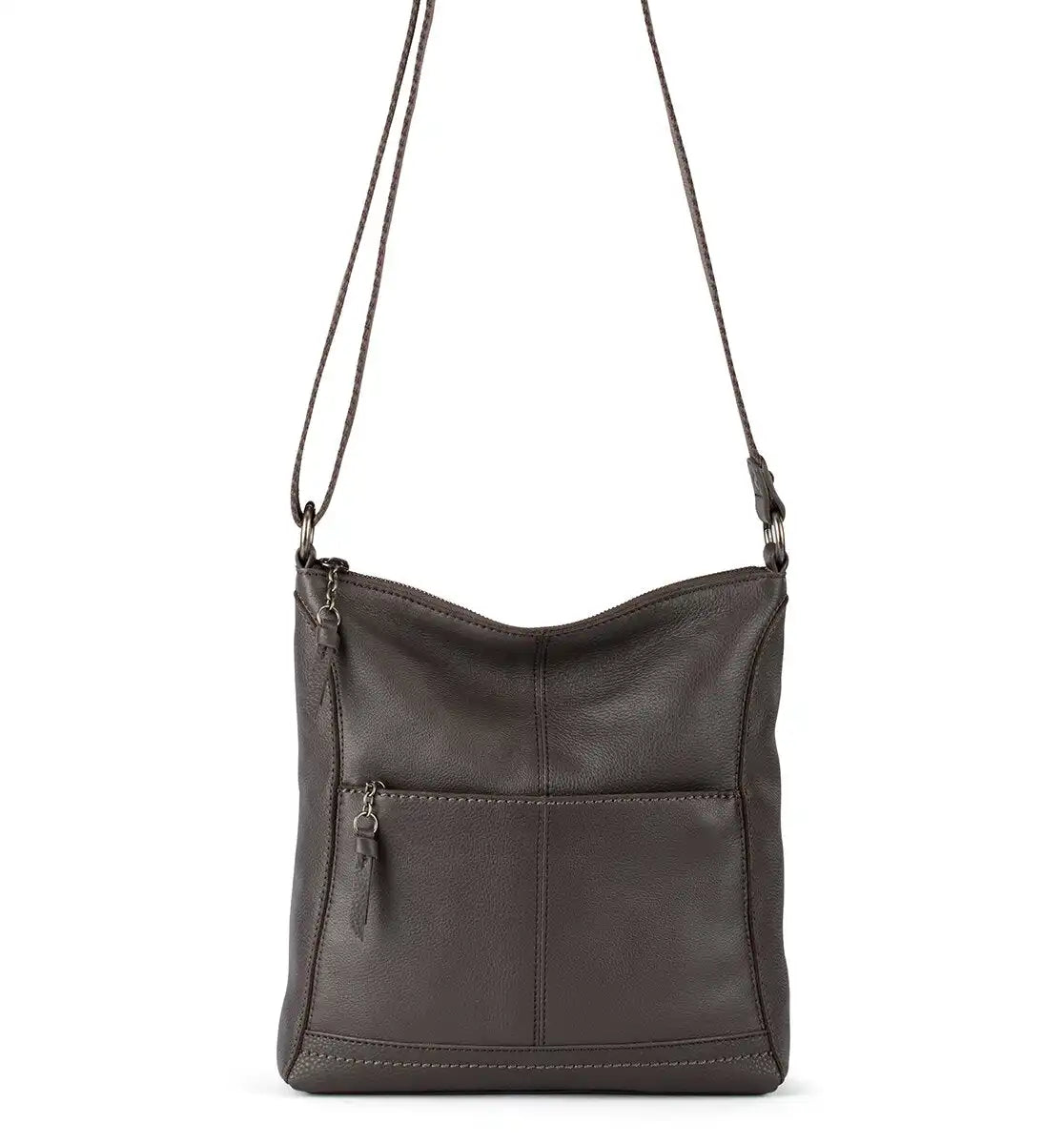 Lucia Crossbody - Leather - Slate