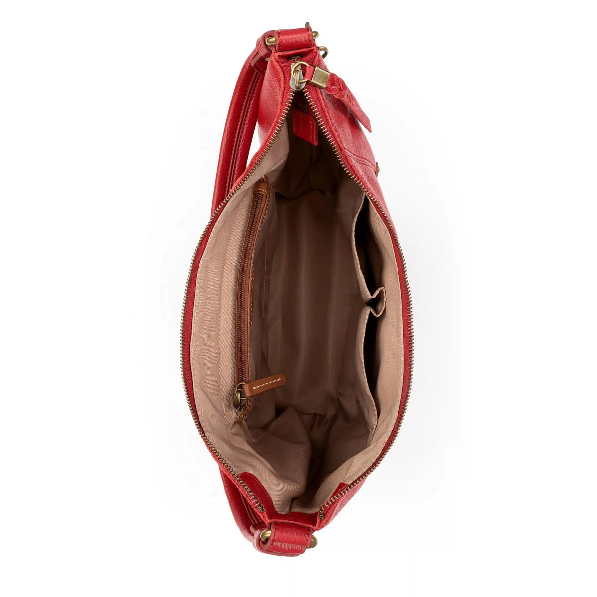 Sequoia Hobo - Leather - Scarlet
