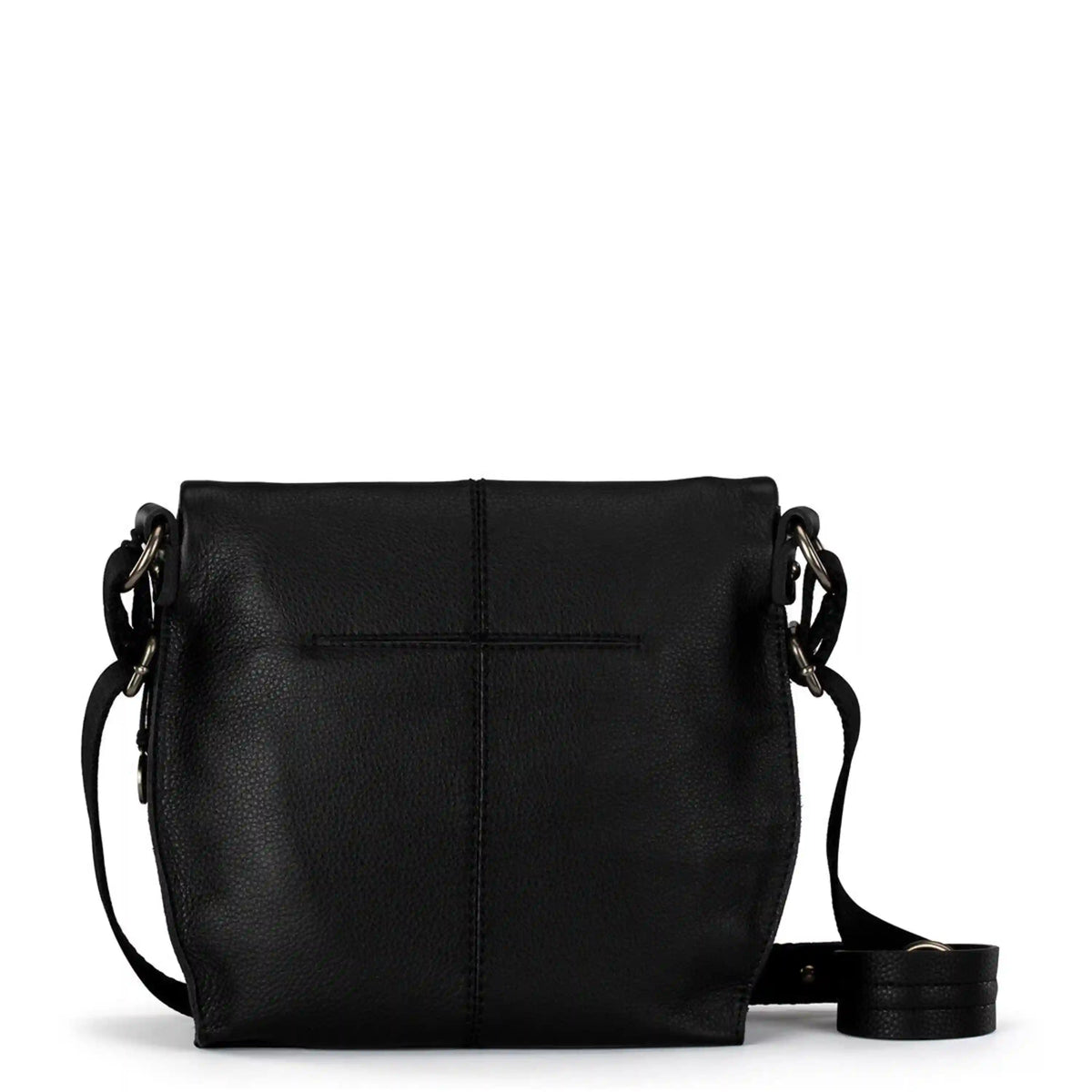 Silverlake Flap Crossbody - Leather - Black