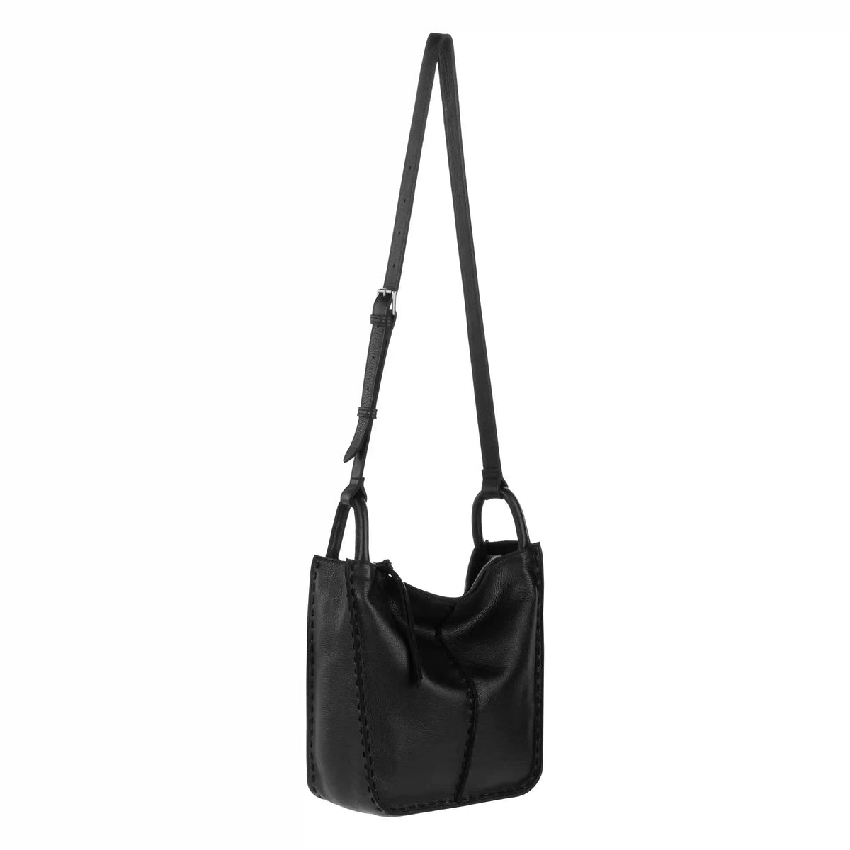 Los Feliz Crossbody - Leather - Black