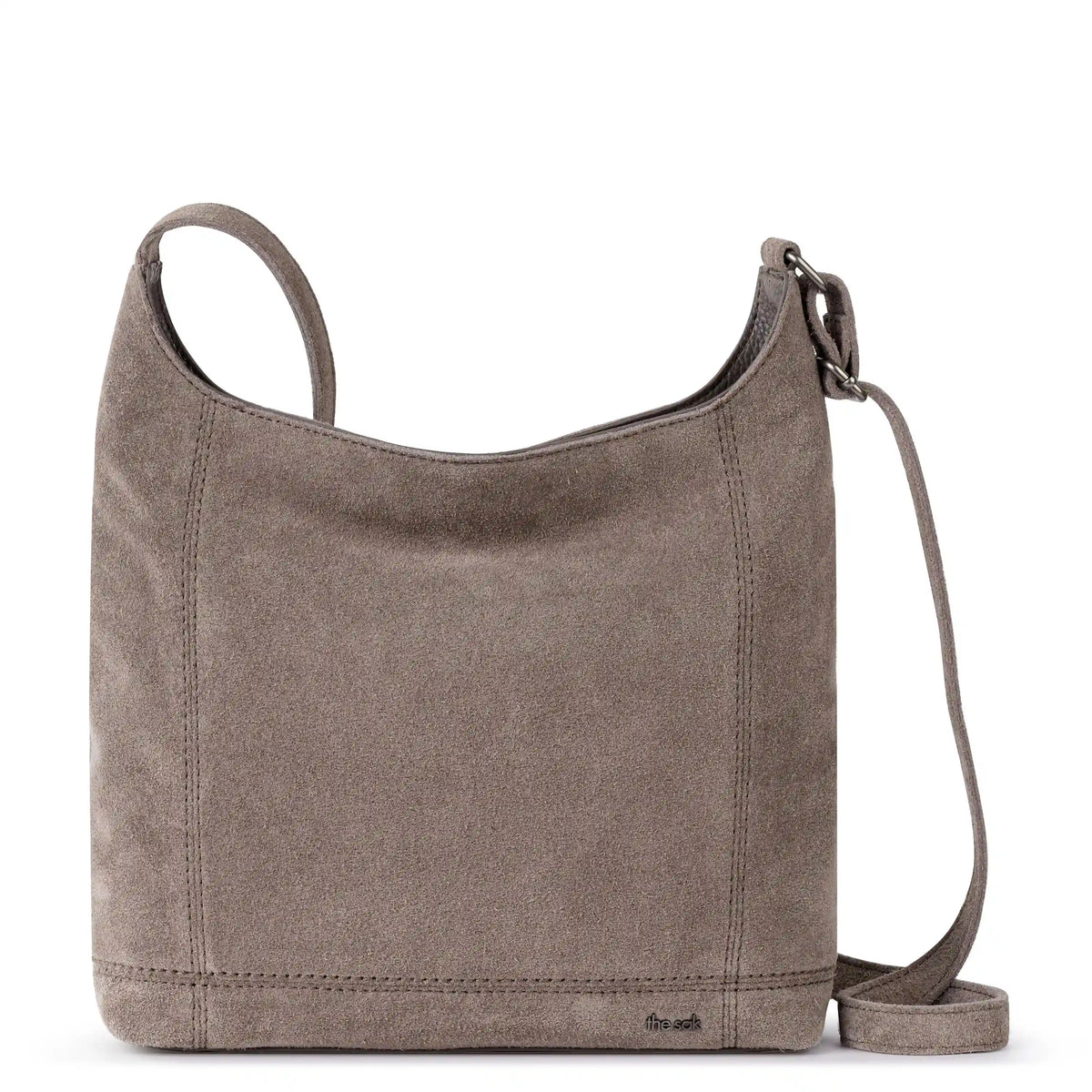 De Young Crossbody - Leather - Mushroom Suede