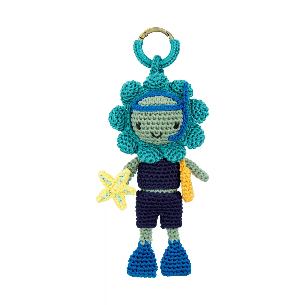 Sunbudz Sunflower Dangle - Hand Crochet - Oshee
