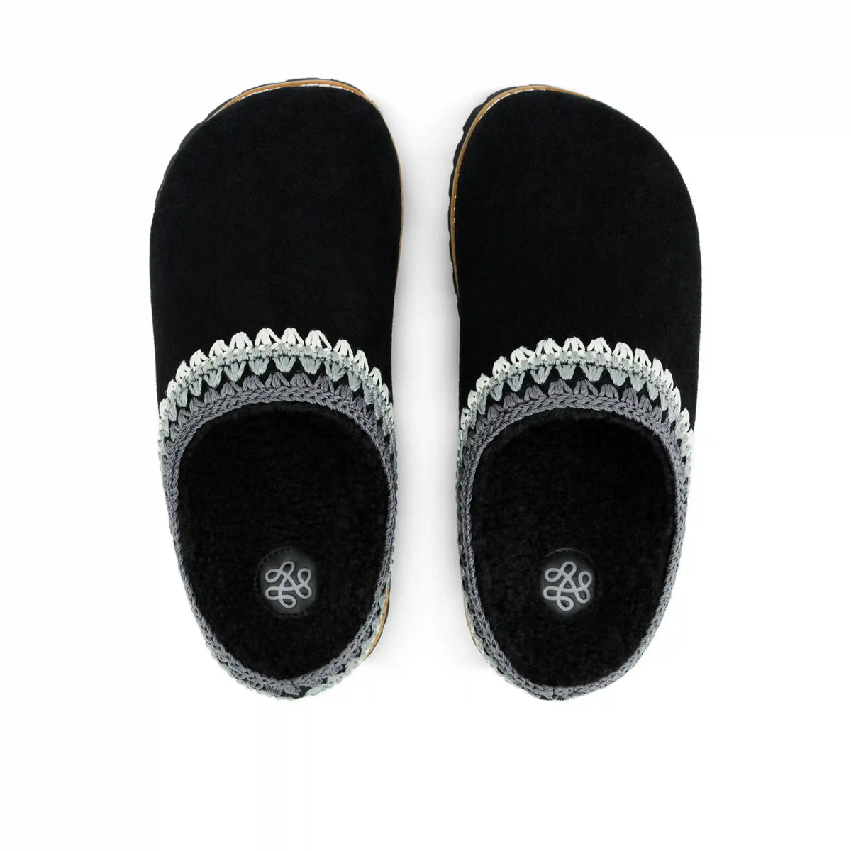 Bolinas Everyday Clog - Leather - Black Shearling