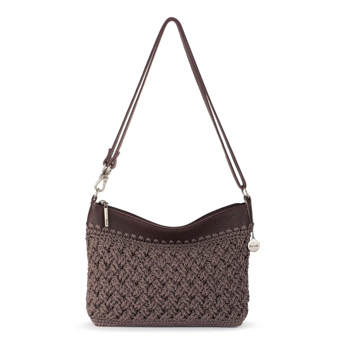 Lumi Crossbody - Hand Crochet - Mushroom Cozy Weave