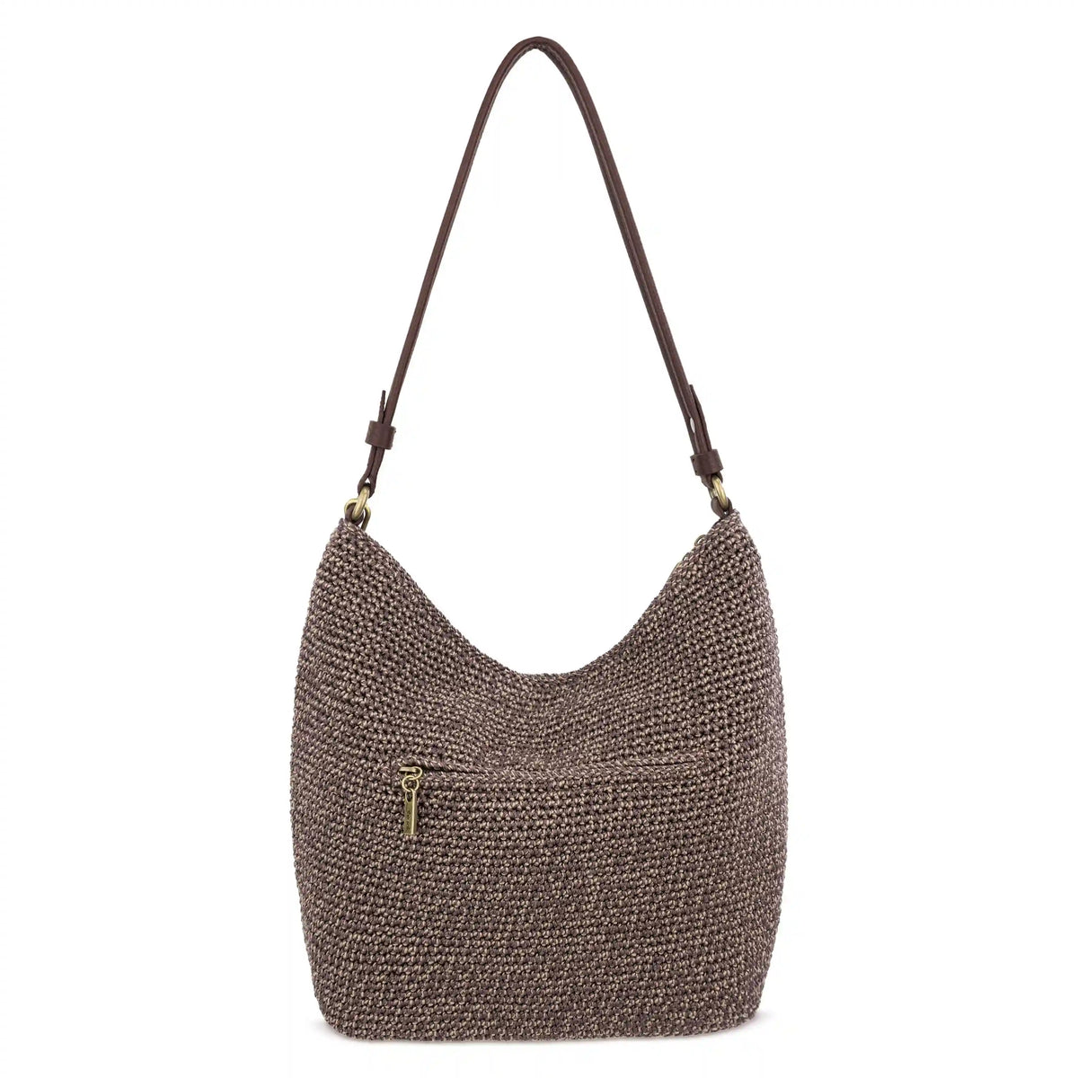 Sequoia Hobo - Hand Crochet - Nutmeg Static