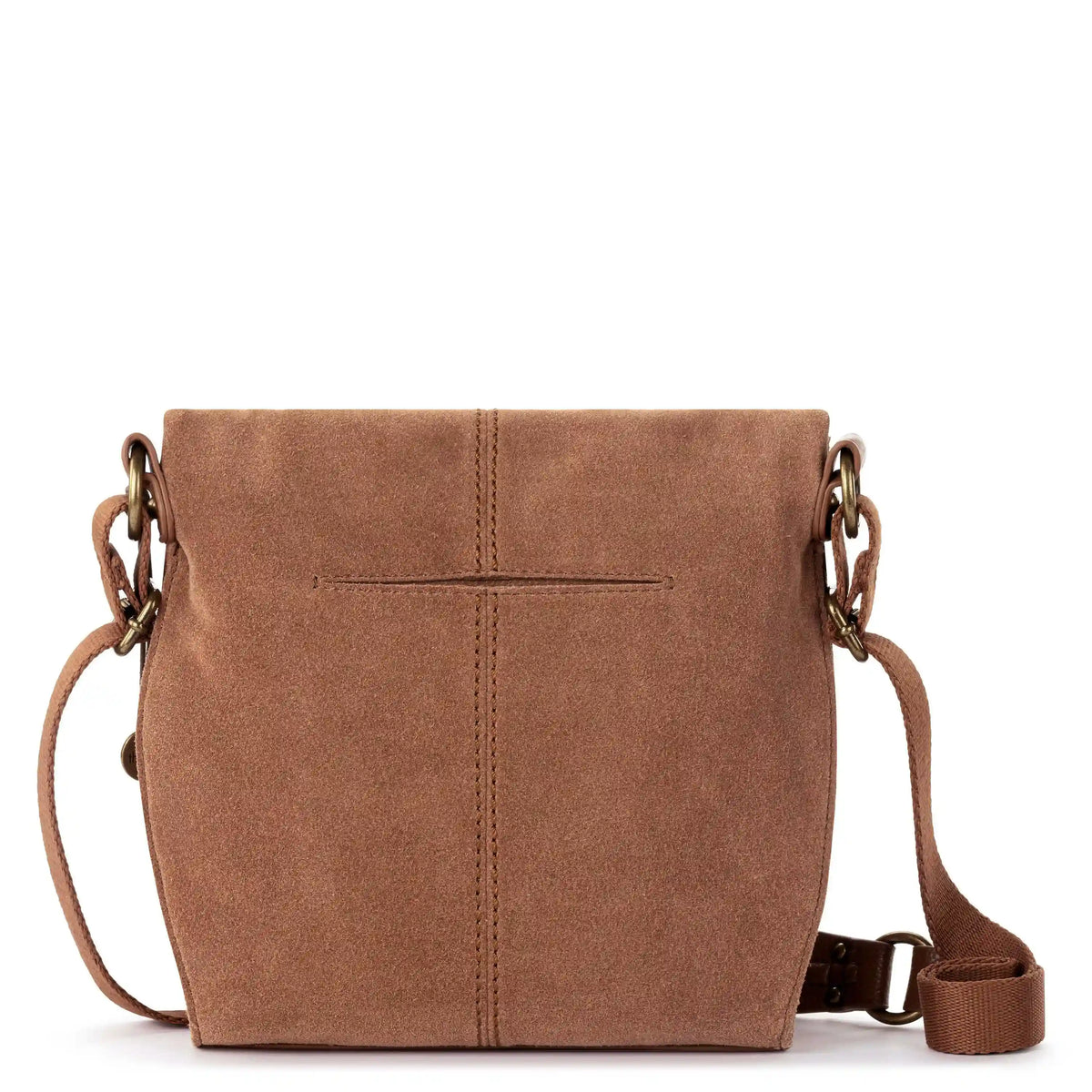 Silverlake Flap Crossbody - Leather - Tobacco Suede