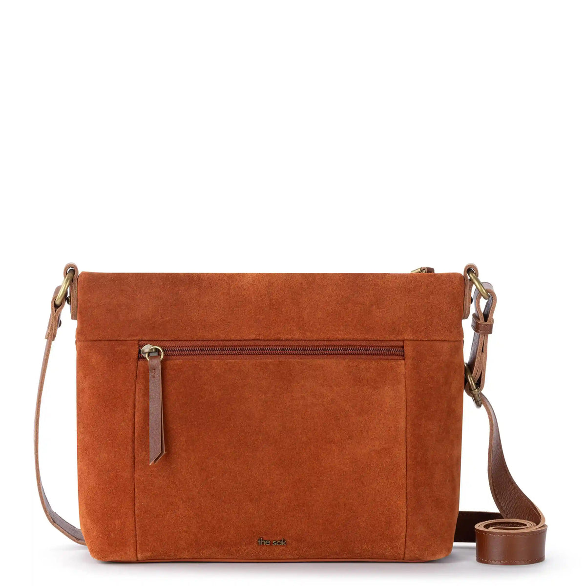 Melrose Crossbody - Leather - Persimmon Suede