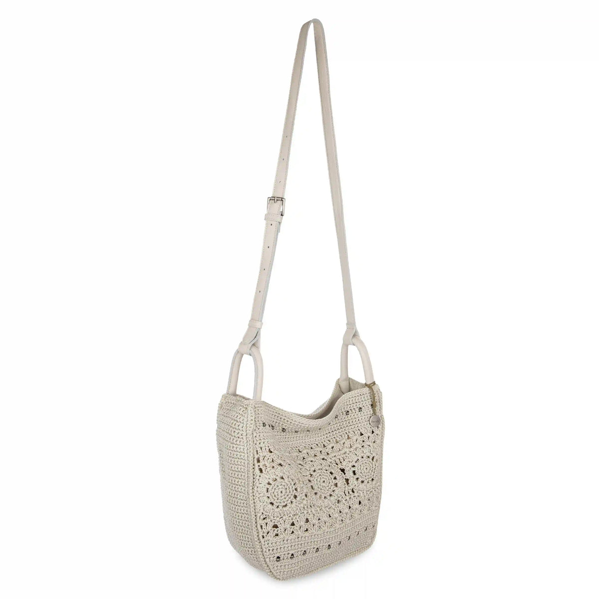 Los Feliz Crossbody - Hand Crochet - Natural Medallion