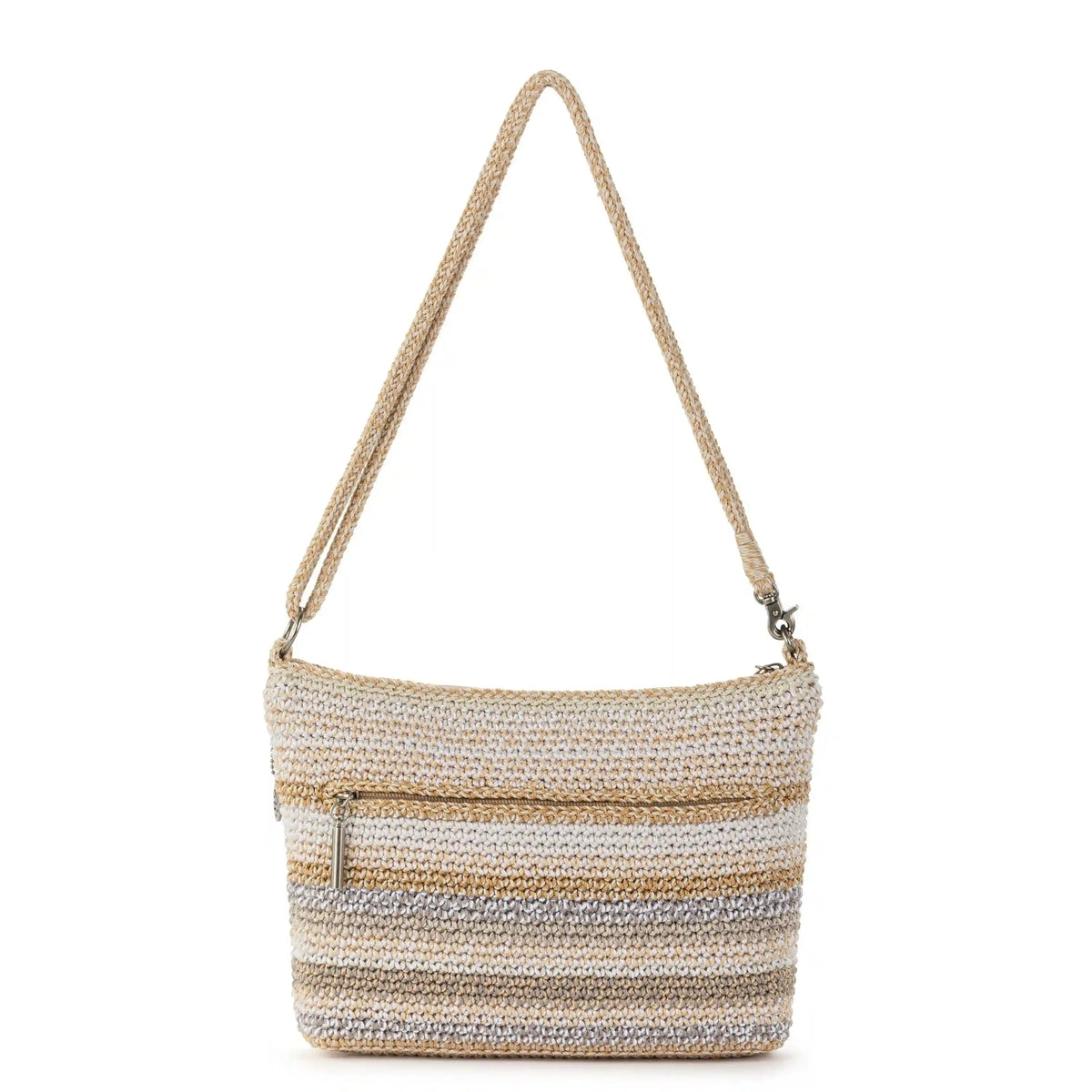 Lumi Crossbody - Hand Crochet - Sand Stripe