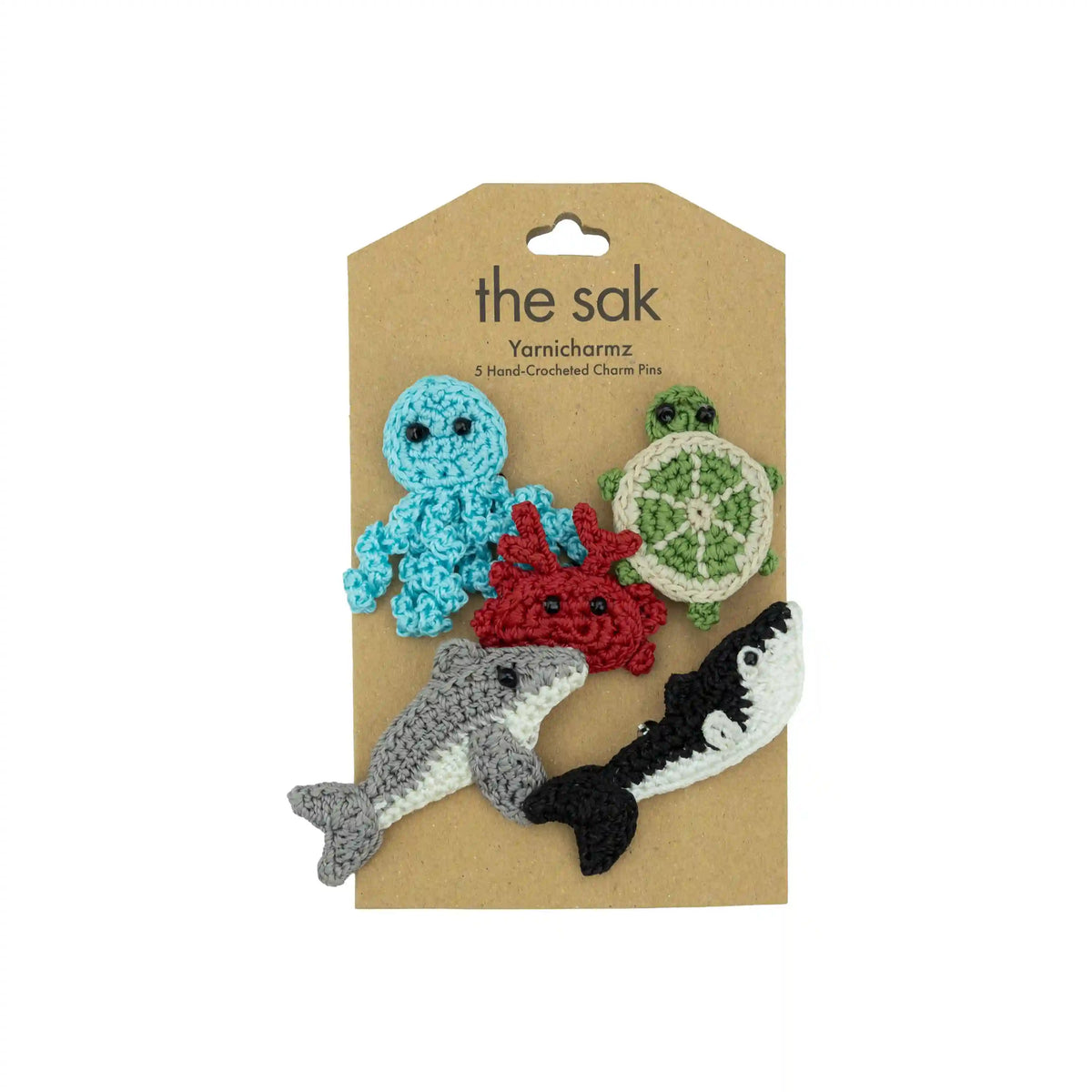 Yarnicharmz 5 Pack - Hand Crochet - Under The Sea