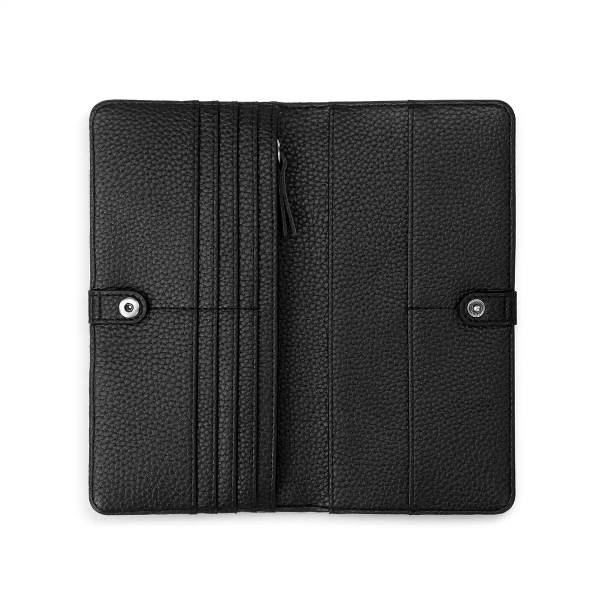 Mira Large Wallet - Leather - Black