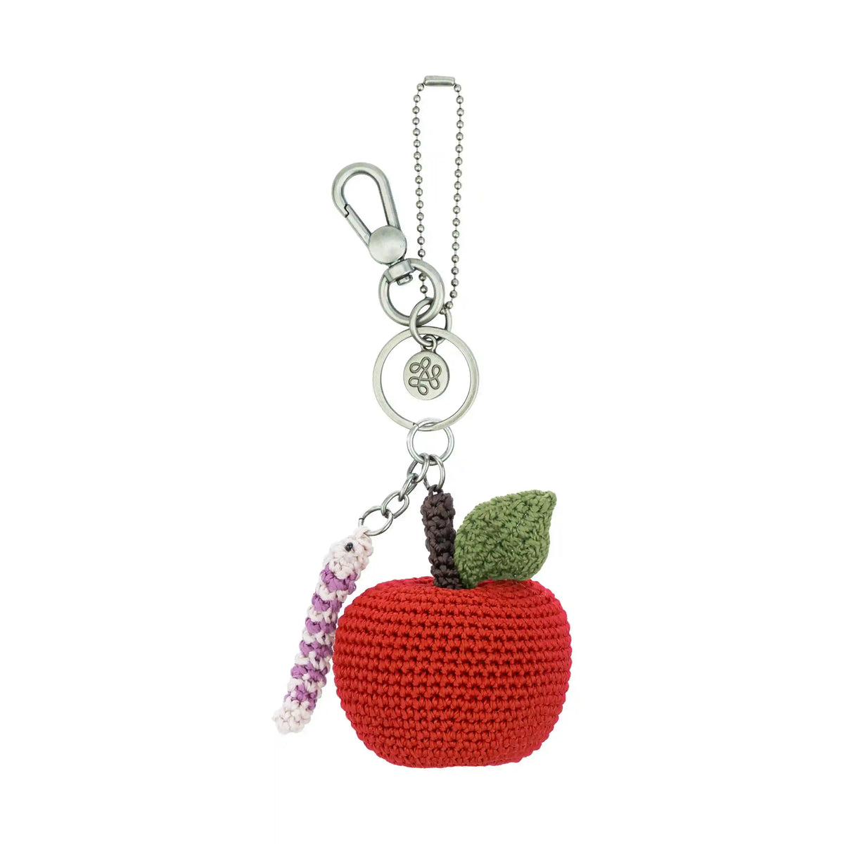Yarnicharmz Dangle - Hand Crochet - Apple