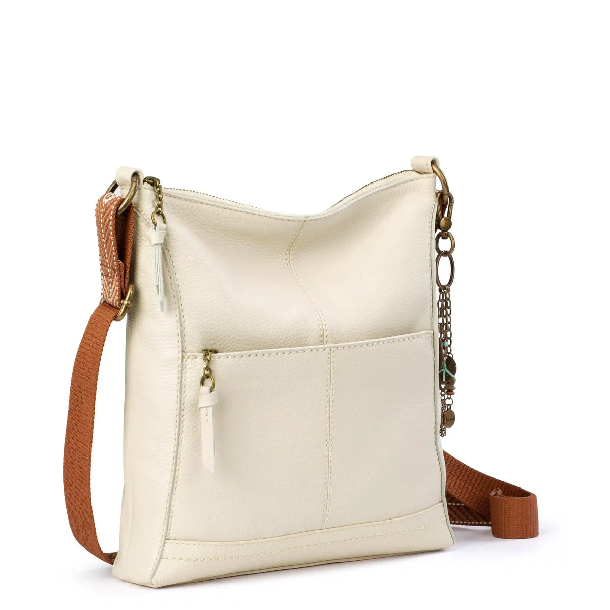 Lucia Crossbody - Leather - Stone