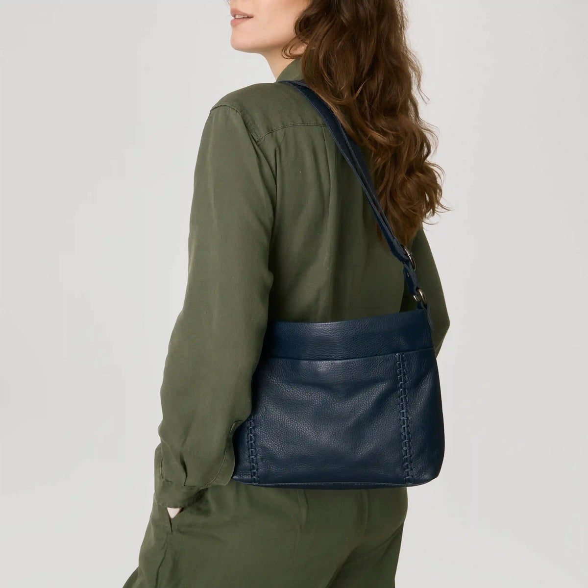 Melrose Crossbody - Leather - Indigo