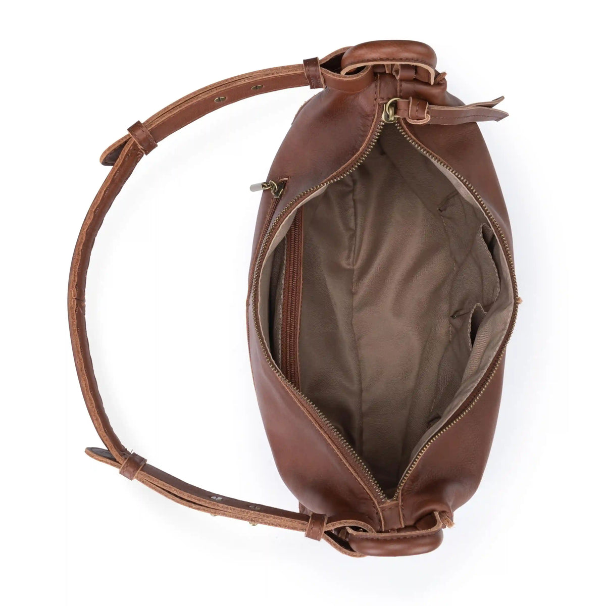 Los Feliz Bucket Hobo - Leather - Whiskey