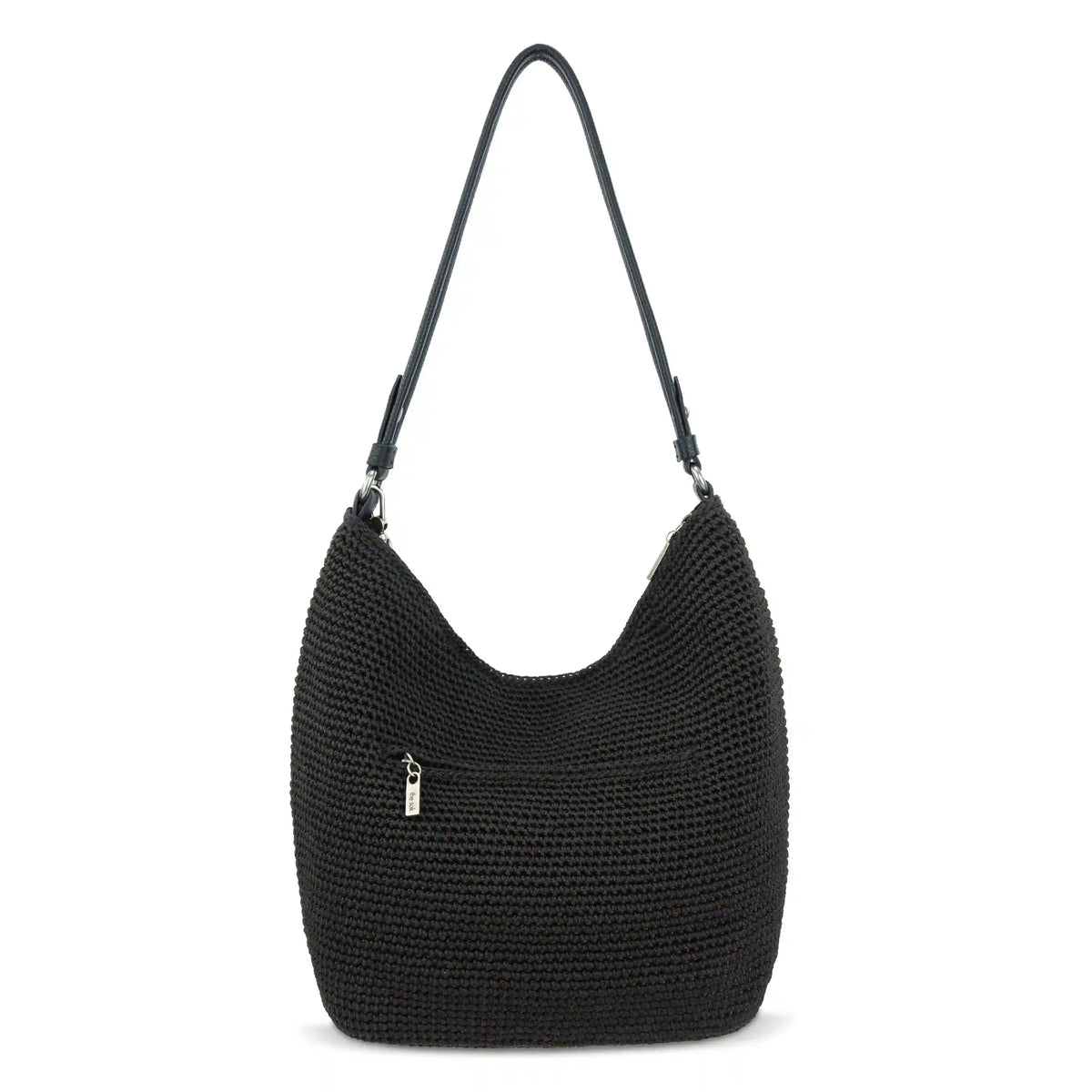 Sequoia Hobo - Hand Crochet - Black