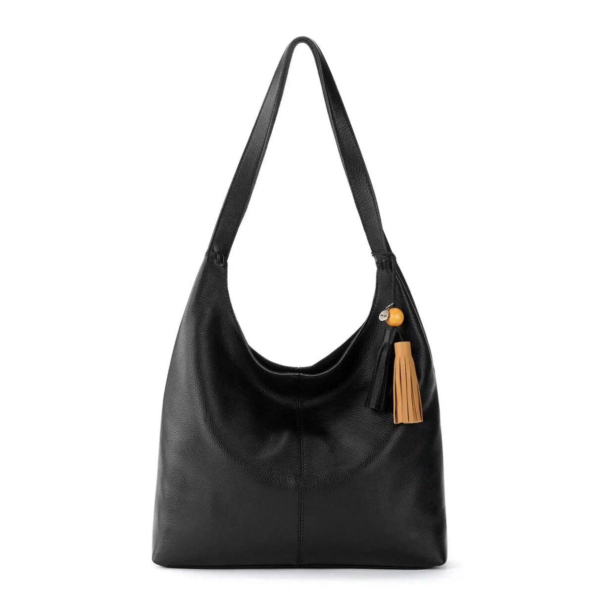 Huntley Hobo - Leather - Black