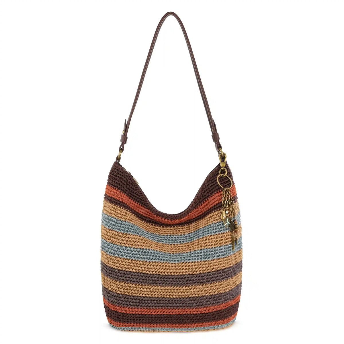 Sequoia Hobo - Hand Crochet - Harvest Stripe