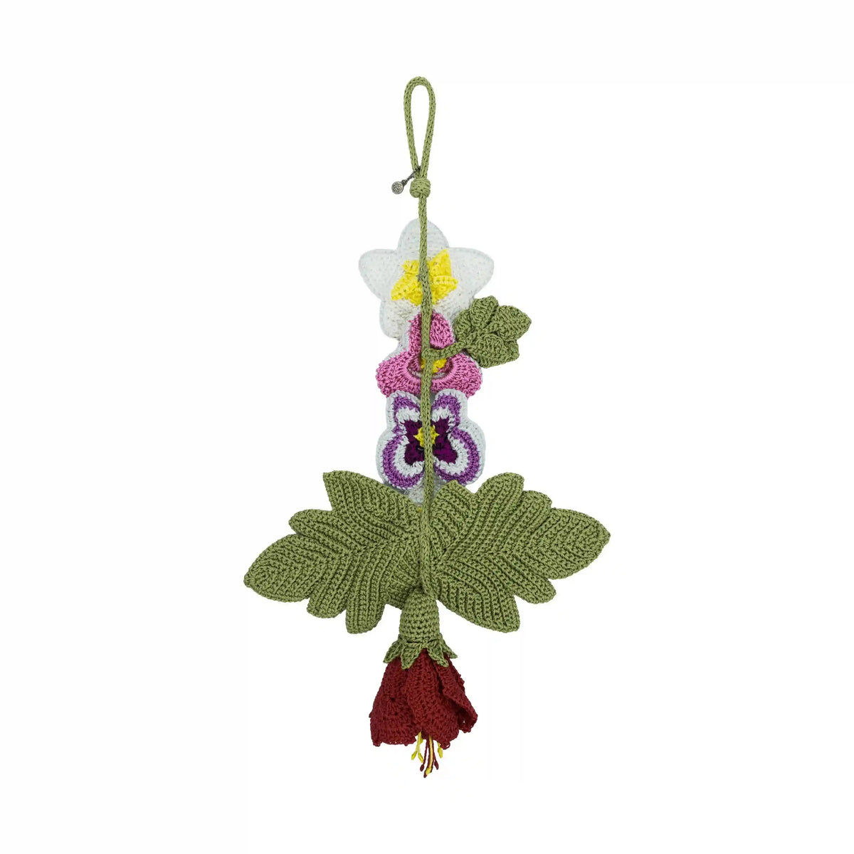 Yarnicharmz The Mega Dangle - Hand Crochet - Multi Flower