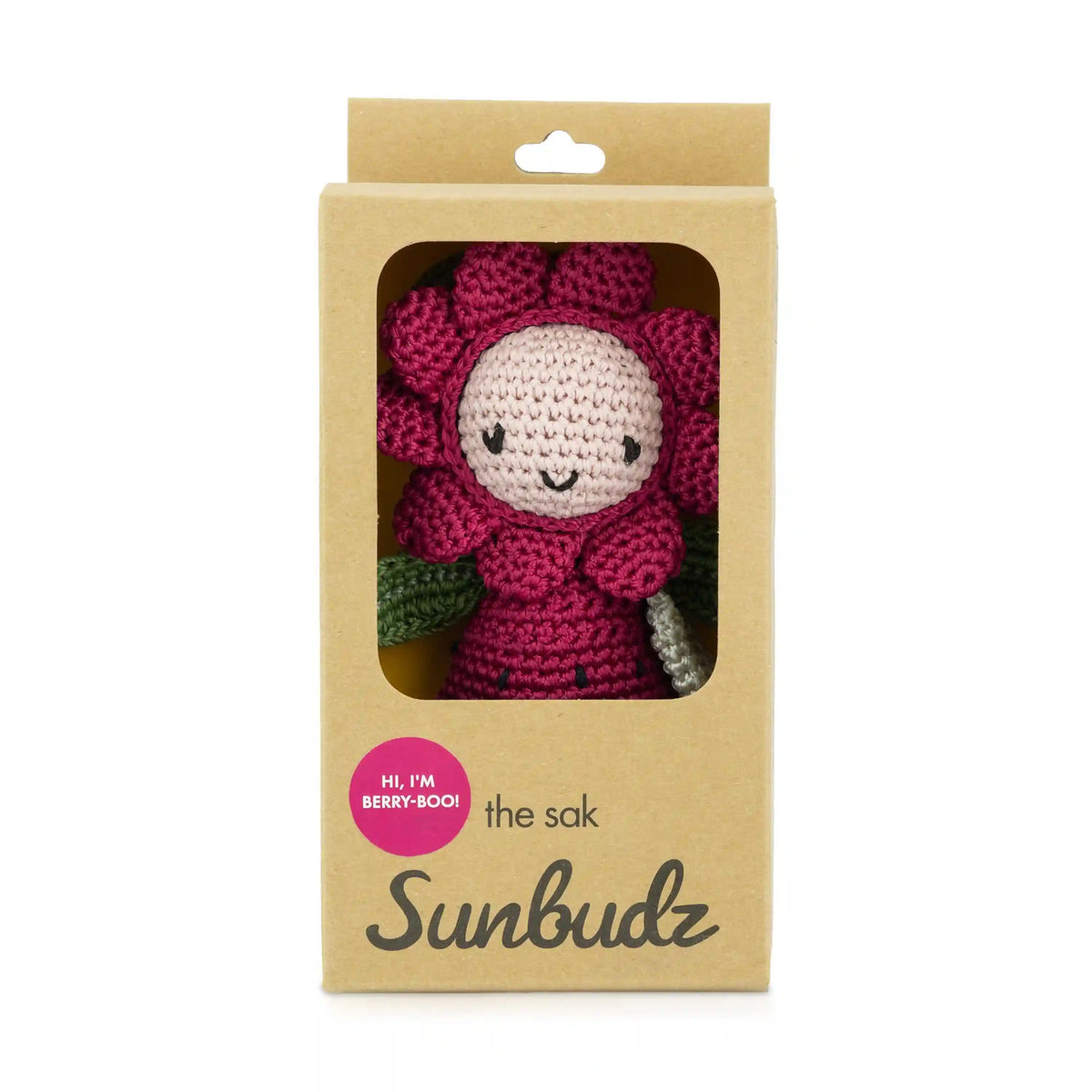 Sunbudz Sunflower Dangle - Hand Crochet - Berry Boo