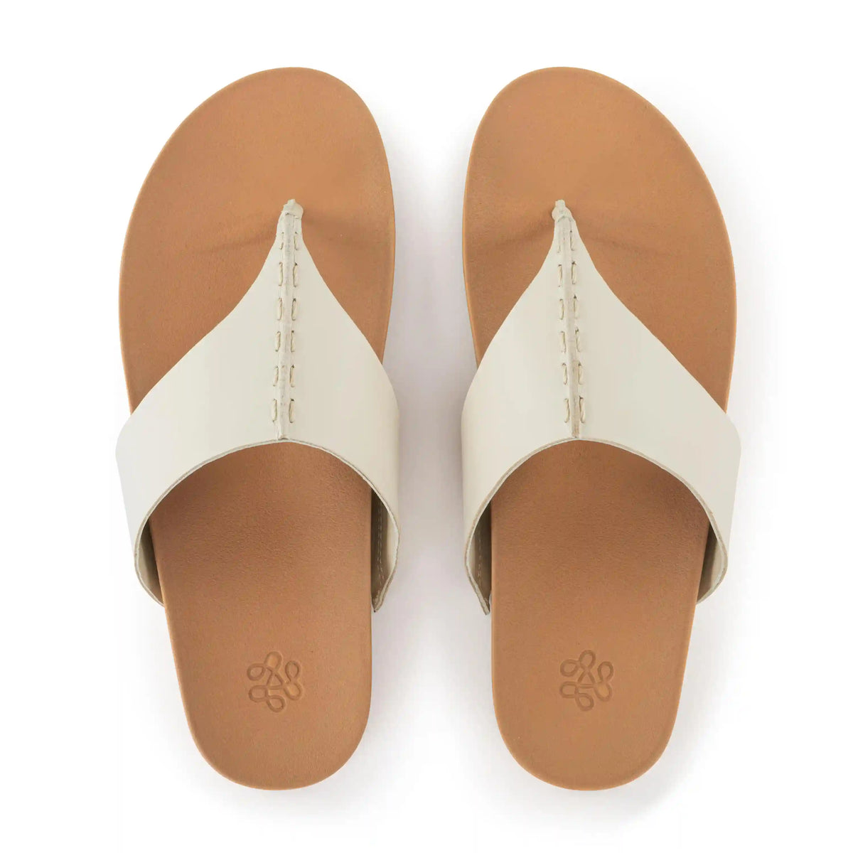 Everly Sandal - Leather - Stone