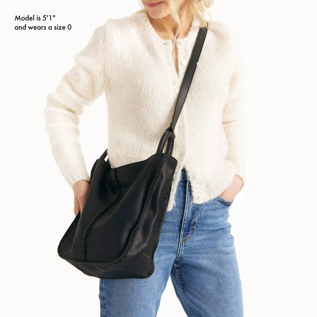 Los Feliz Crossbody - Leather - Black