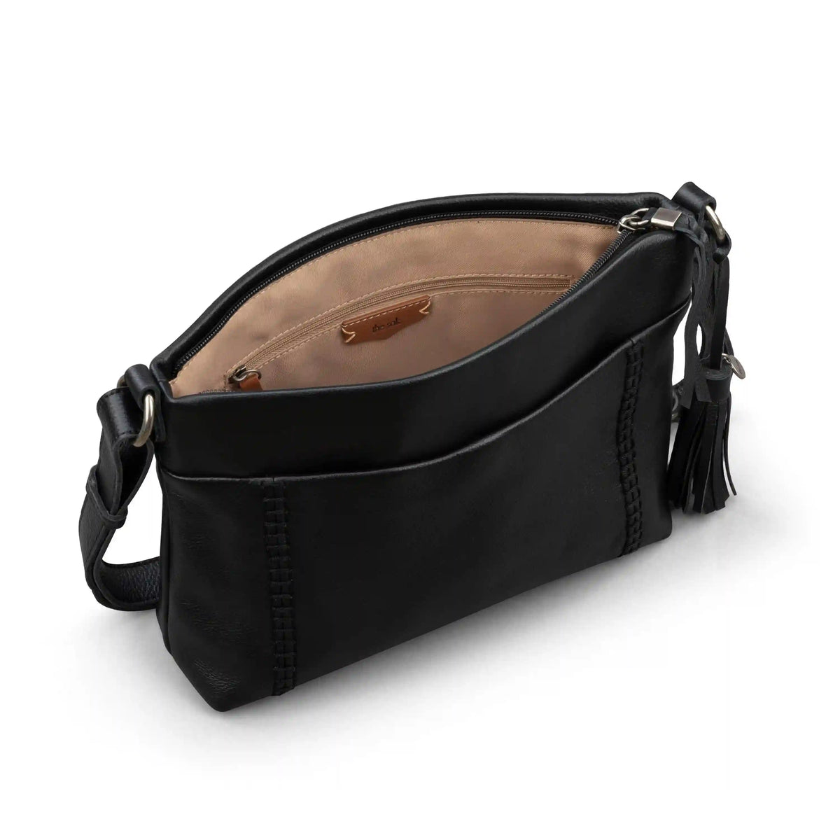 Melrose Crossbody - Leather - Black